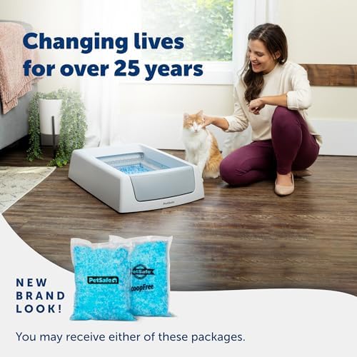 PetSafe ScoopFree Premium Blue Non-Clumping Crystal Cat Litter, Lightly Scented Litter – Superior Odor Control – Low Tracking for Less Mess – Lasts Up to 1 Month, 8.6 lbs total (2 Pack of 4.3 lb bags) Pet Supplies - Image 6