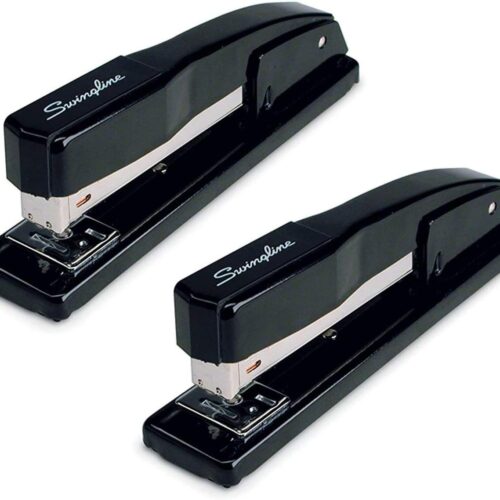 Swingline Commercial Stapler, 20 Sheet Capacity, Jam Free, Metal, 2 Pack, Black (44401AZ)