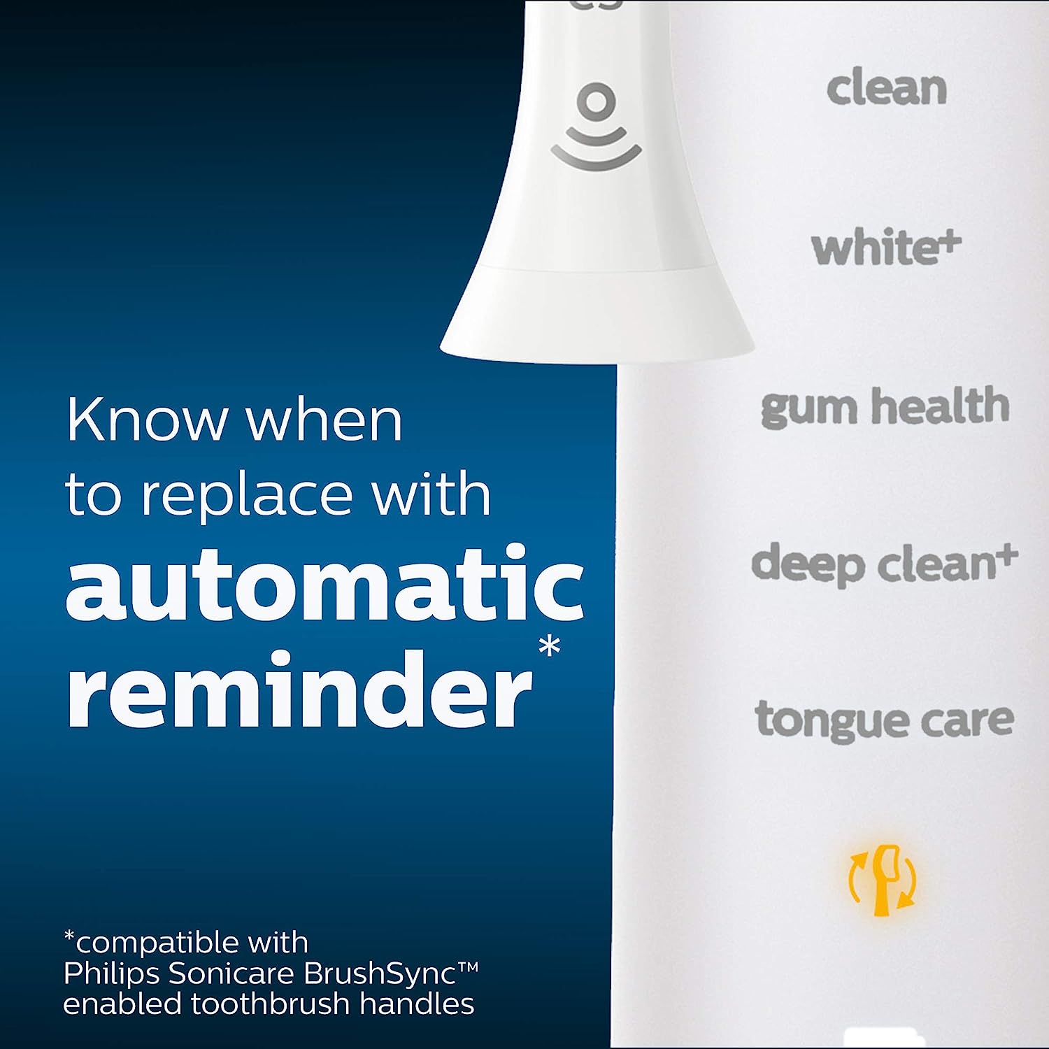 Philips Sonicare Genuine C2 Optimal Plaque Control Toothbrush Heads, 3 Brush Heads, White, HX9023/65 - Image 5